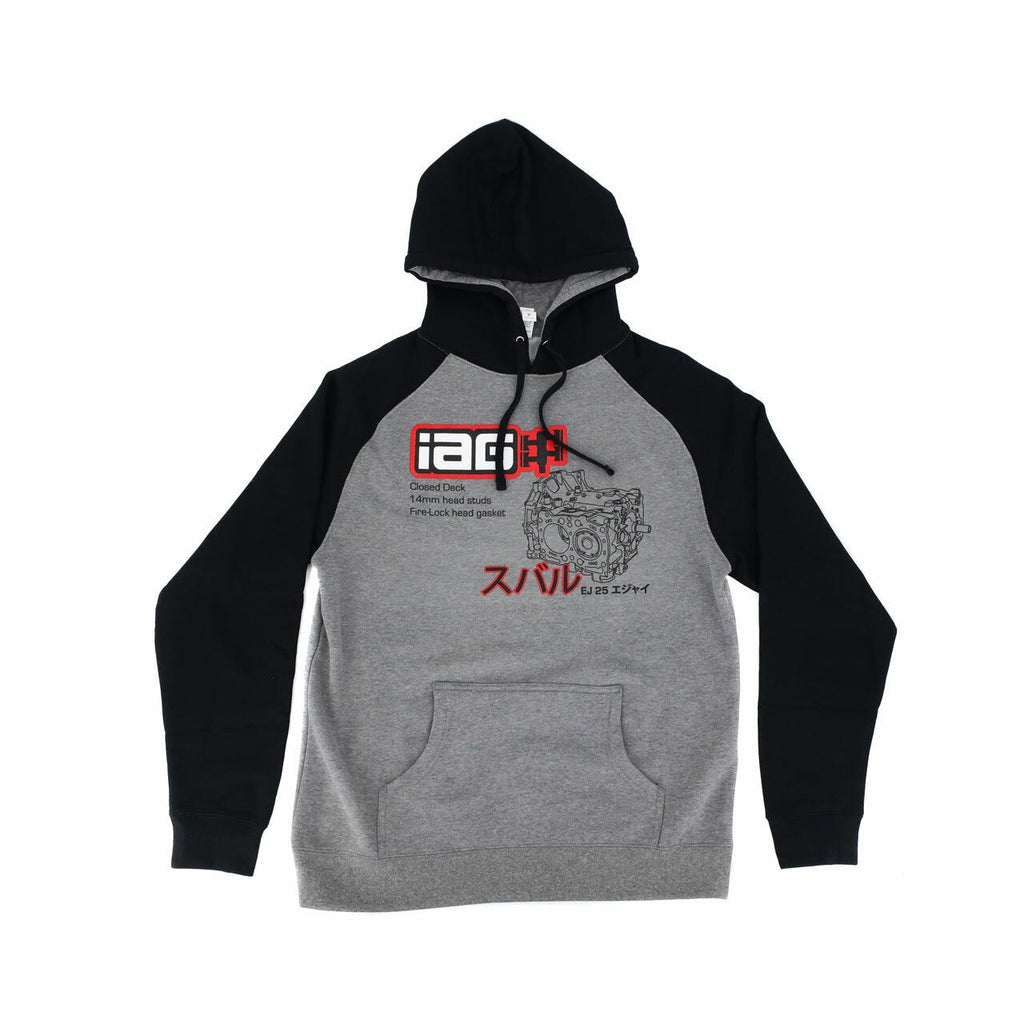 IAG Performance IAG Closed Deck Hoodie (Black and Gray) - Size 2XL