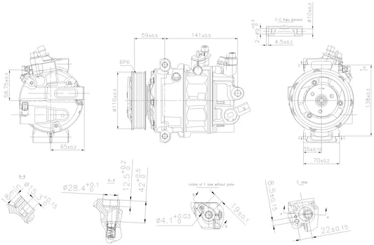 Air Conditioning Compressor - VW/Audi