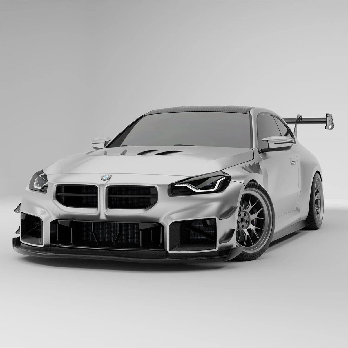 Revozport Carbon Fiber Front Air Dam for BMW G87 M2