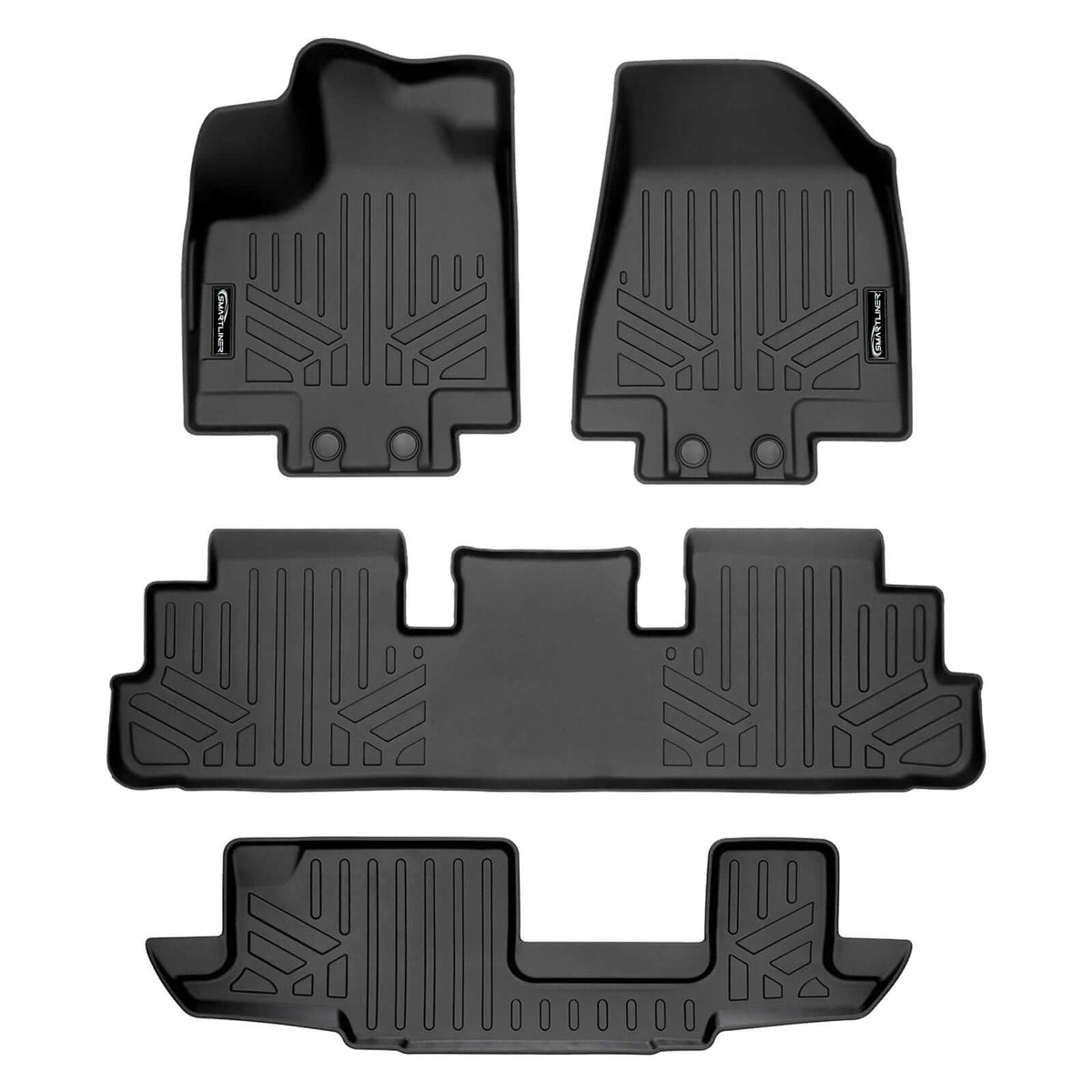 SMARTLINER Floor Liners for 2022-2026 Infiniti QX60 (7 Passenger)