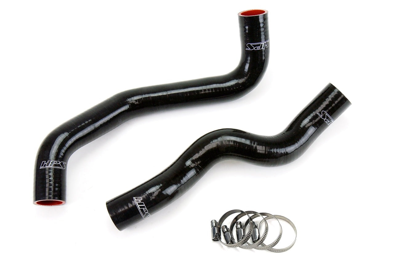 HPS Black Reinforced Silicone Radiator Hose Kit Coolant Infiniti 2011-2012 G25