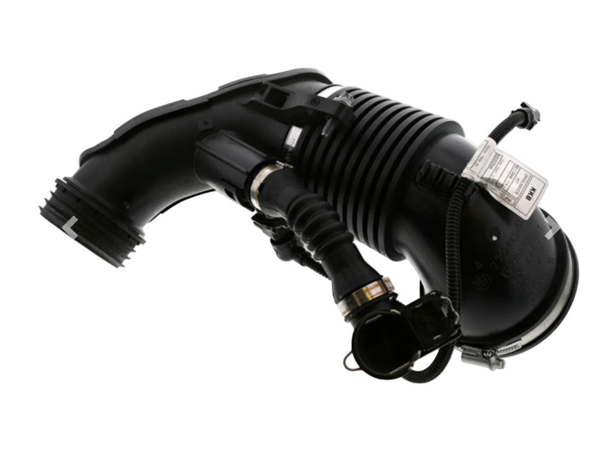 BMW E9X 335d Intake Boot - From Air Mass Sensor OEM 13717808156 (Filtered Air Pipe)