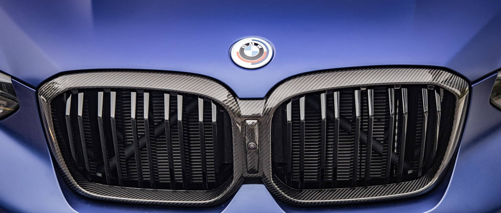 F97 F98 LCI Double Slat Dry Carbon Fiber Grill