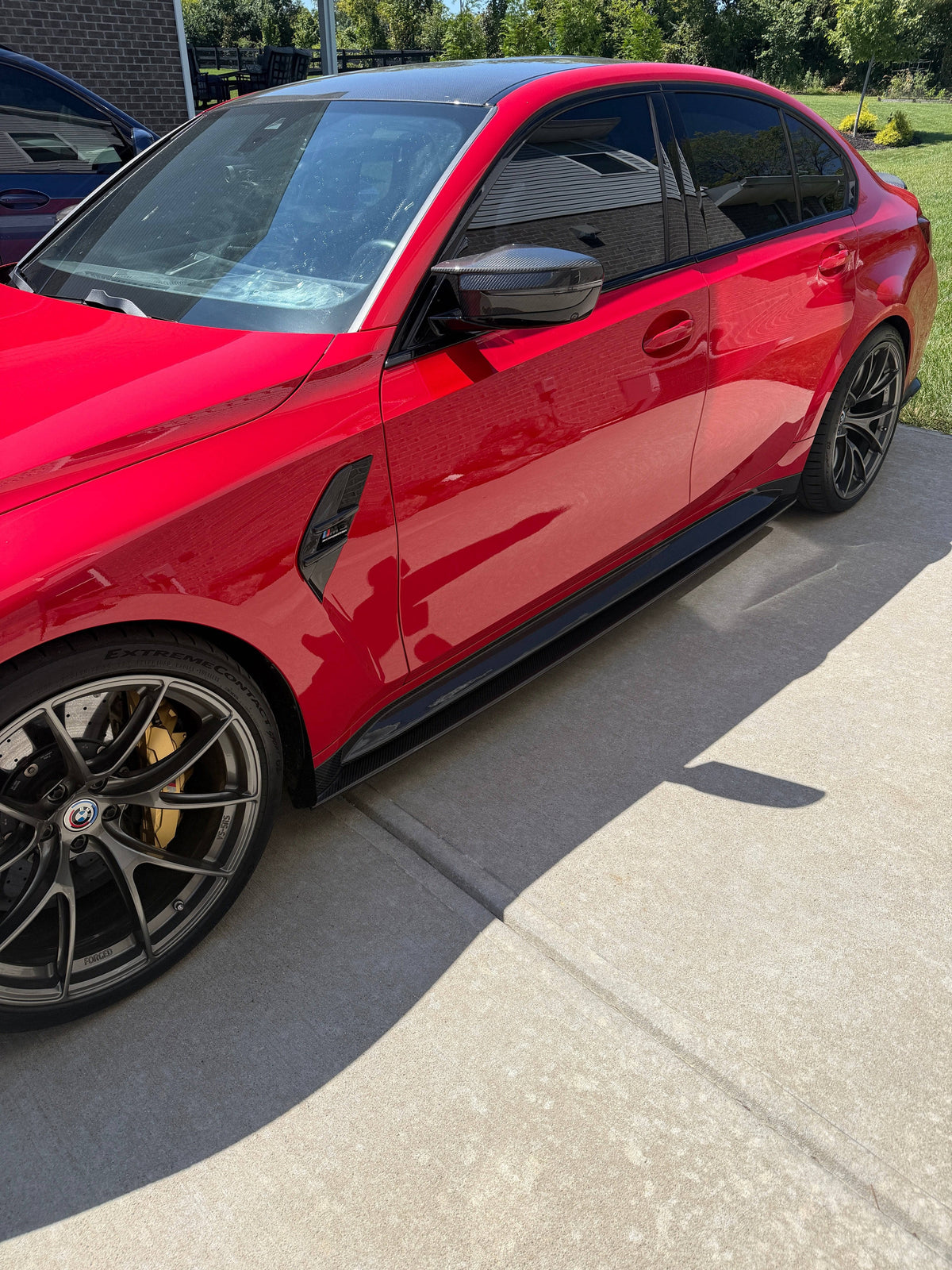 G8X Dry Carbon Fiber Side Skirt Extensions