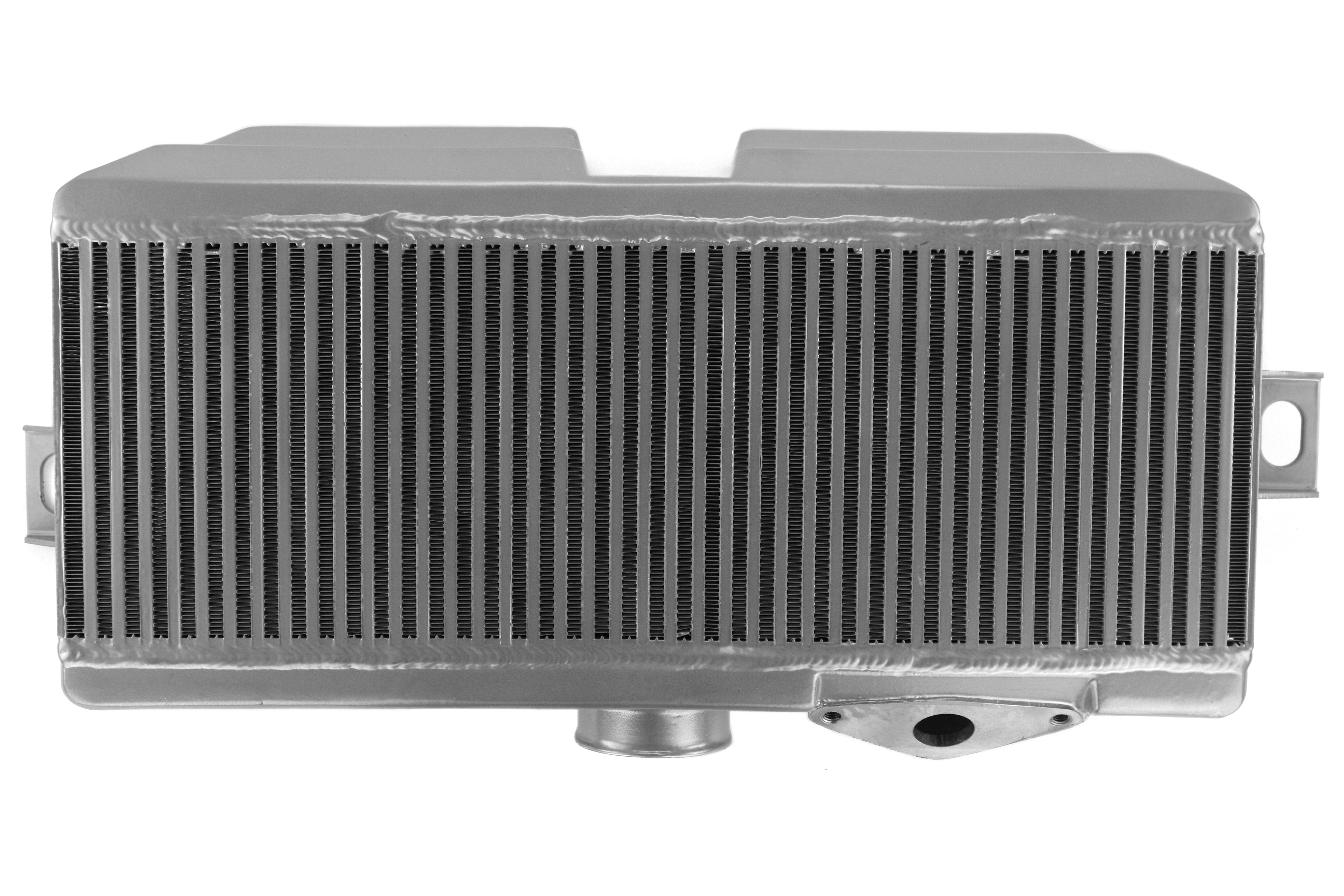 Mishimoto Performance Top Mount Intercooler Kit - 2015+ STI-Silver with Red Hose