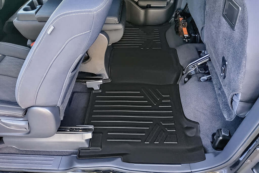 SMARTLINER Floor Liners for 2017-2022 Nissan Titan King Cab With No OTH coverage