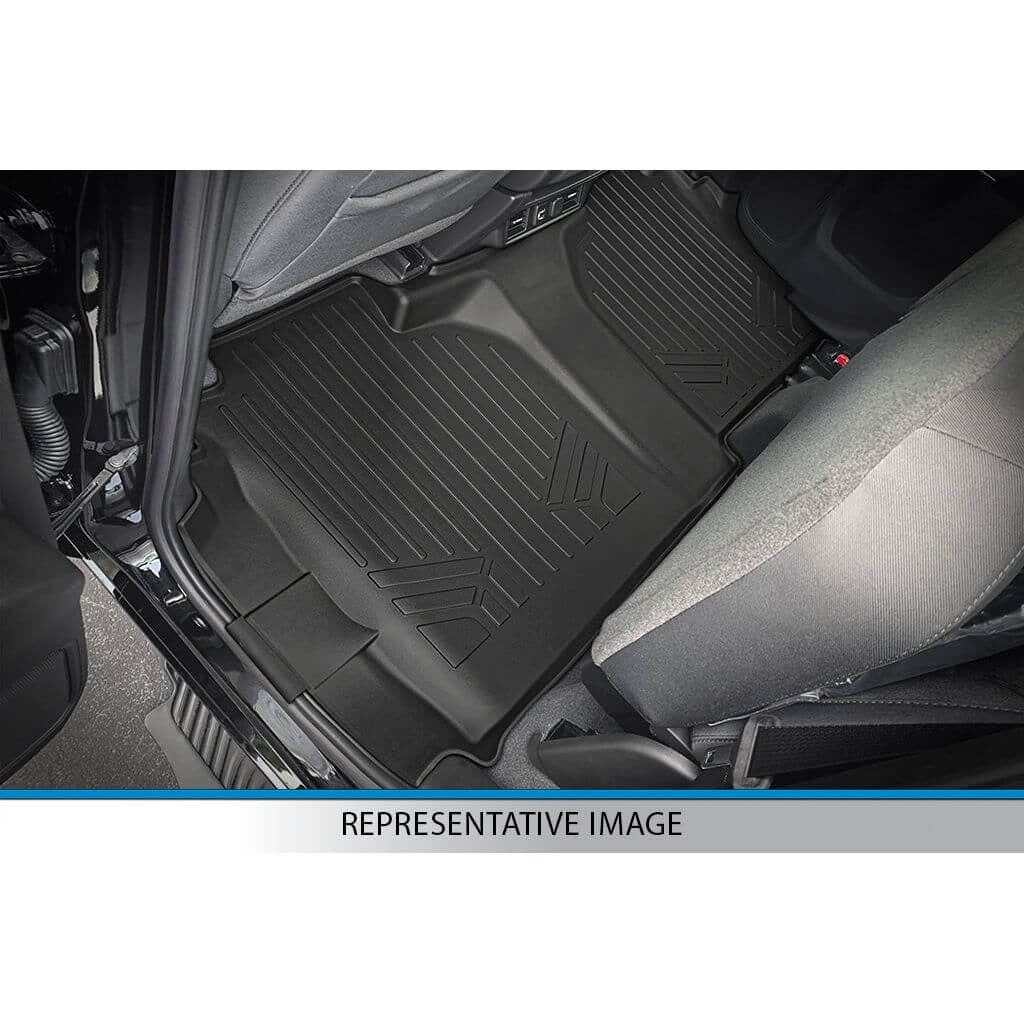 SMARTLINER Custom Fit Floor Liners For 2015-2026 Ford F-150 SuperCab with 1st Row Bench Seat with OTH Coverage