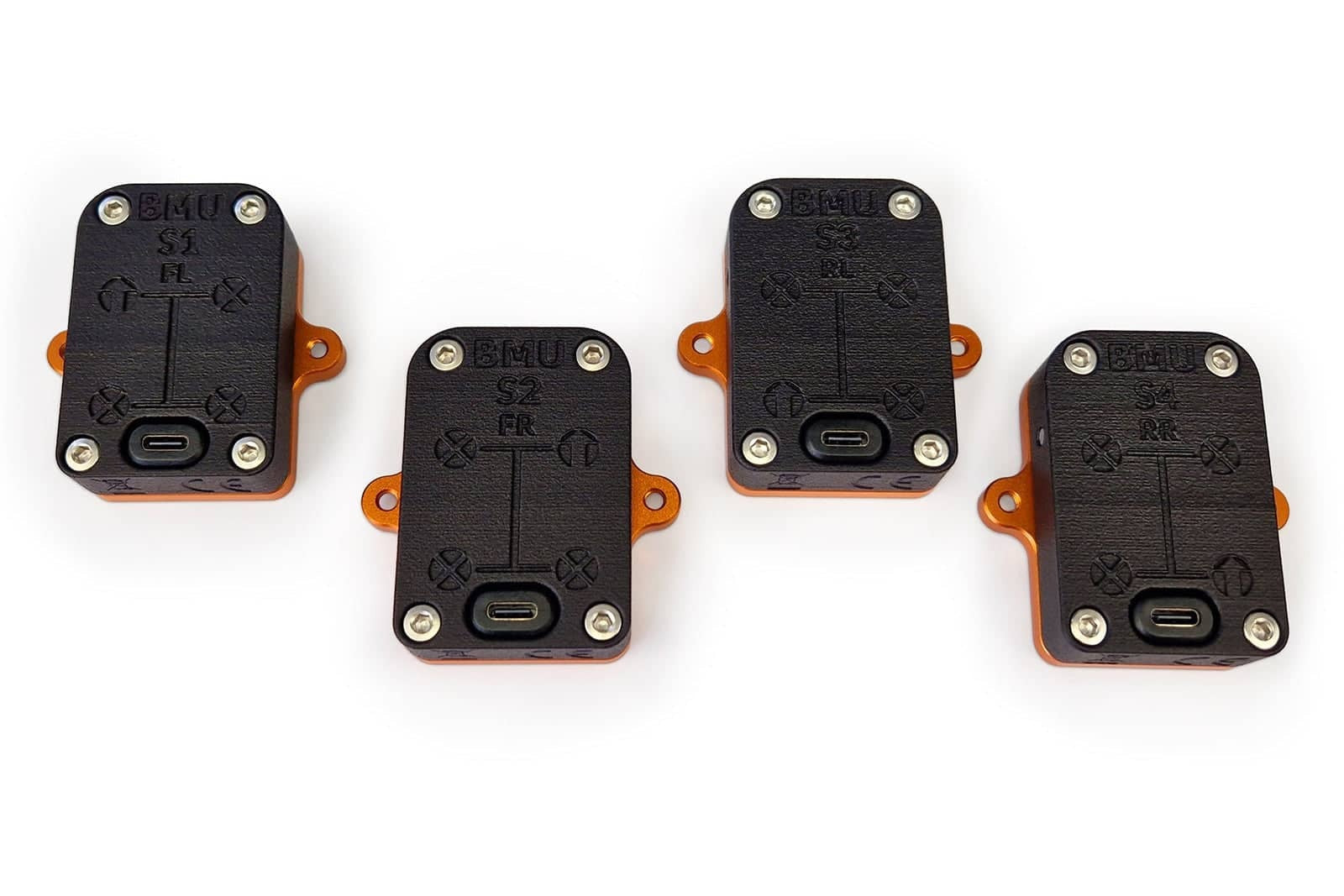 CANchecked BMU04 Brake Temperature Monitoring Set - Wireless and Charging Box