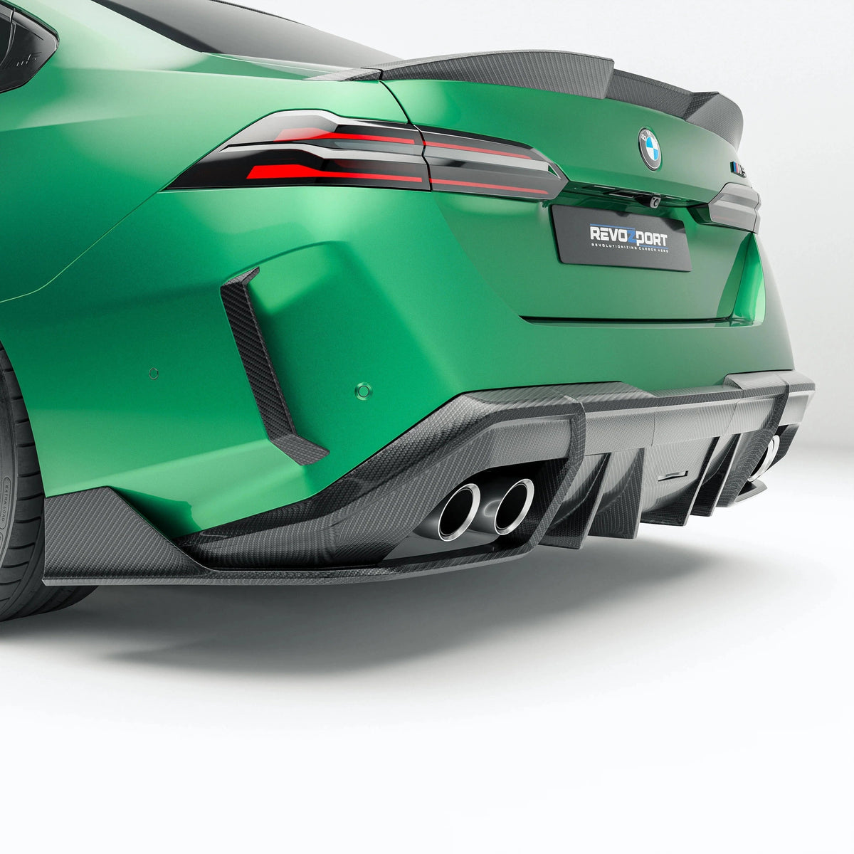 Revozport Carbon Fiber Rear Diffuser for BMW G90 M5 2025+