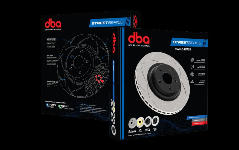 DBA 08-17 STI / 2017-2020 BRZ w/Perf. Pkg. Rear Dual-Drilled Street Series Rotor