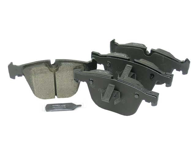 BMW F15 X5 xDrive50i Rear Ceramic Brake Pad Set By Akebono 34216857117