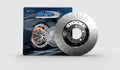 SHW 18-22 Audi RS5 2.9L Front Drilled Lightweight Brake Rotor (4M0615301AM)