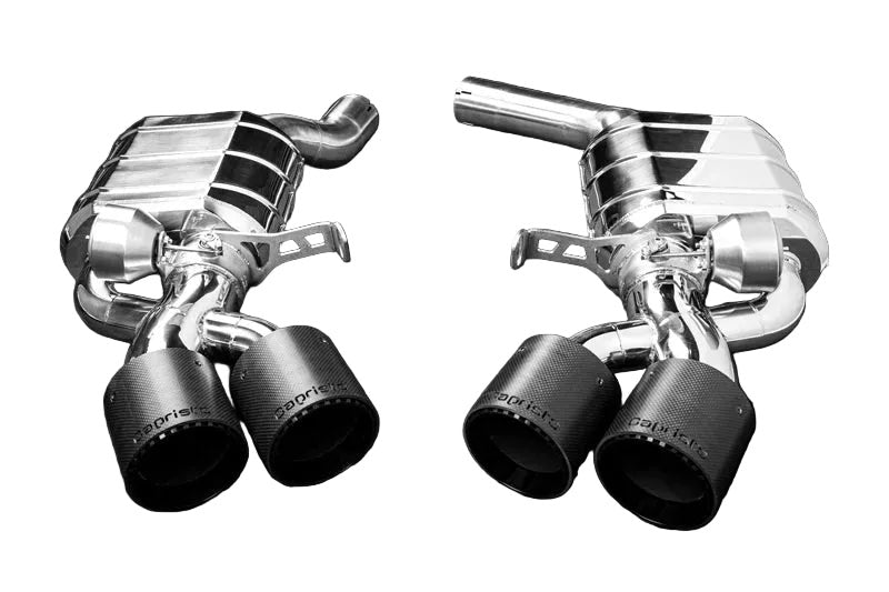 Capristo ECE Valved Exhaust w/ Carbon Tips (OE Actuators) - Audi / C8 / RS6 / RS7
