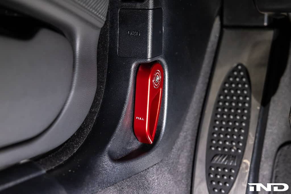 Goldenwrench Blackline Performance BMW M Car E-Chassis Hood Latch Handle