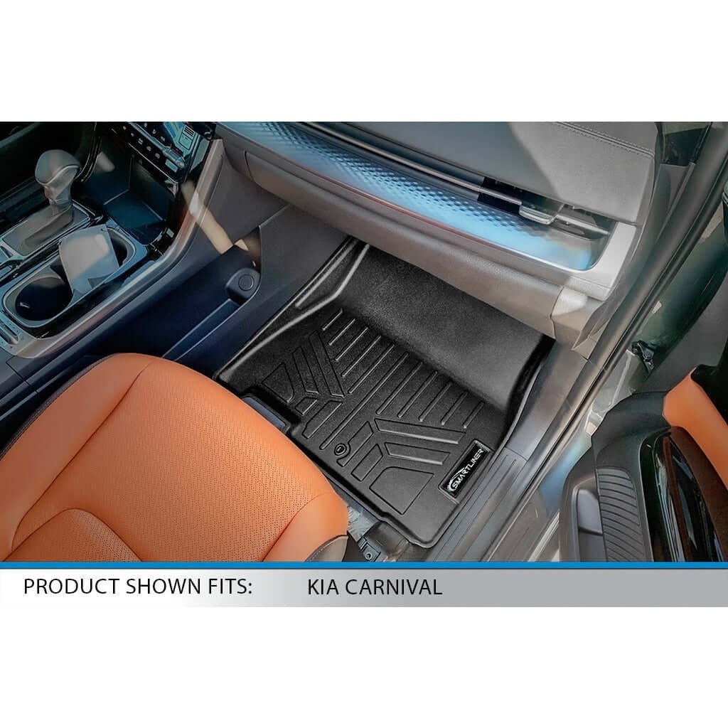SMARTLINER Floor Liners for 2022-2026 Kia Carnival (7 Passenger Models Without 2nd Row VIP Seats)