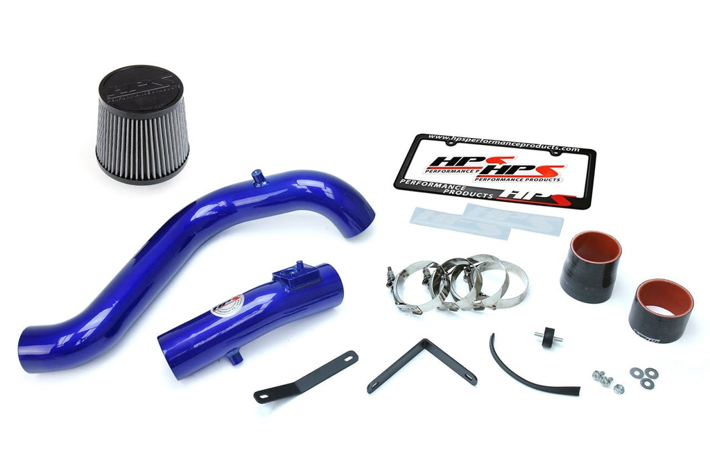HPS Performance Cold Air Intake Kit 2016-2019 Honda Civic Non Si 1.5T Turbo, Converts to Shortram, Blue