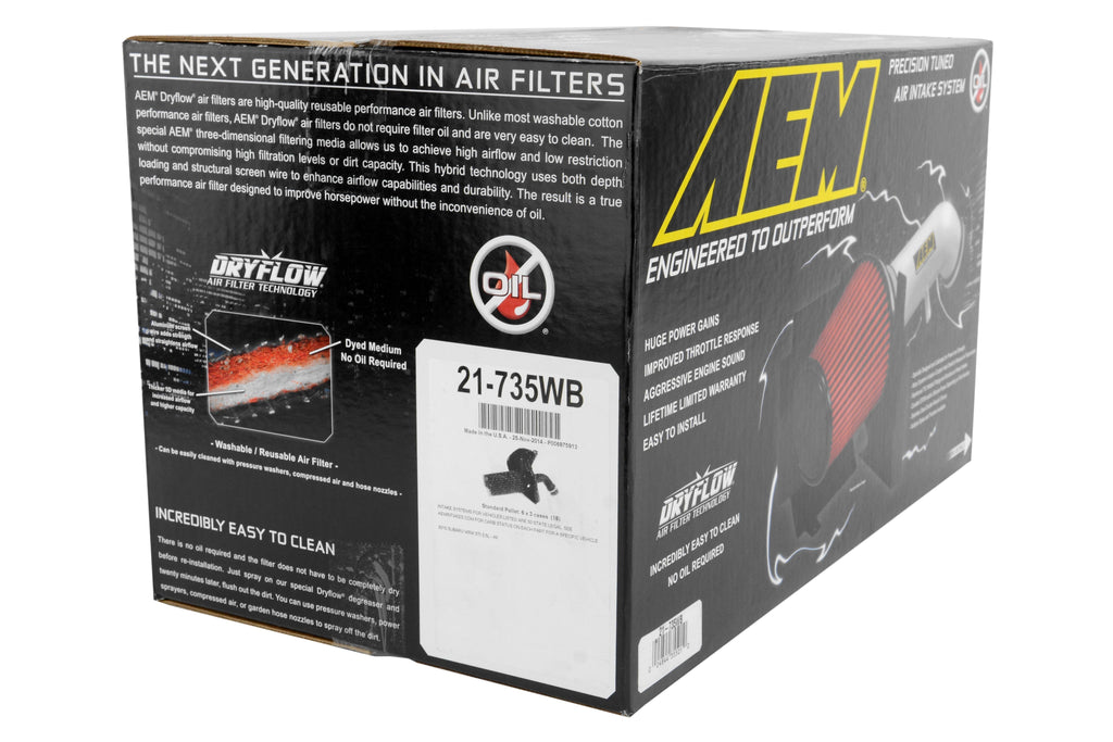 AEM Cold Air Intake System (Black) - 2015-2017 Subaru STI
