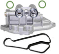 BMW E60 535i Engine Oil Thermostat With Housing Kit By Uro 11427573212