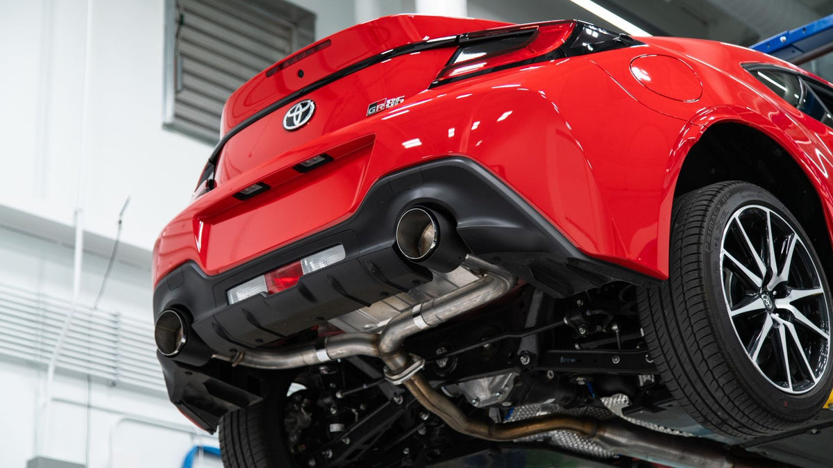 MBRP Axle Back Exhaust Dual Split w/ Carbon Tips - 2022-2024 Subaru BRZ / Toyota GR86