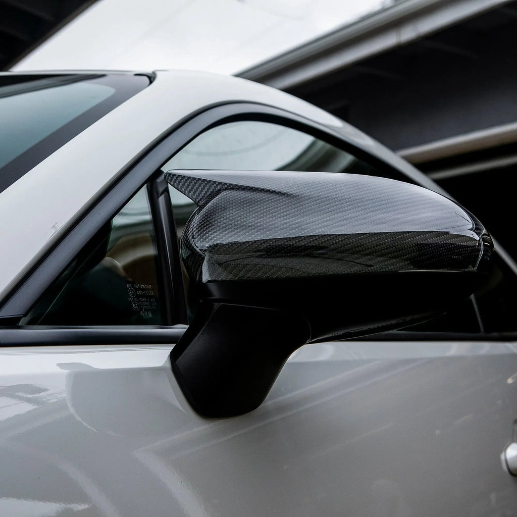 Compressive Tuning Arrowhead Carbon Fiber Mirror Caps - 2022-2026 Subaru BRZ