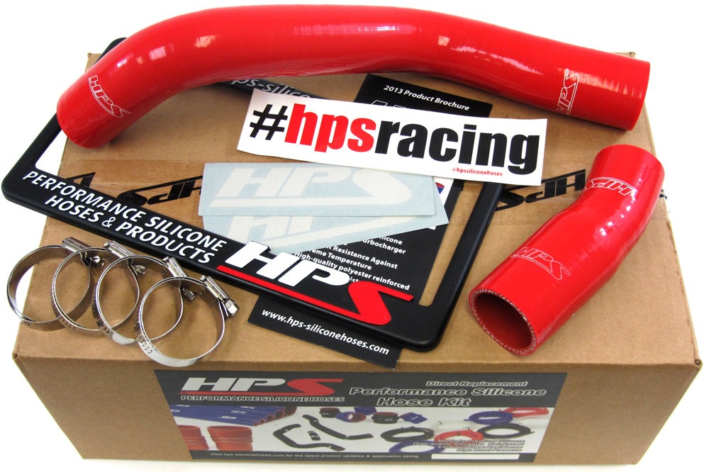HPS Red Reinforced Silicone Radiator Hose Kit Coolant Ford 96-01 Mustang SVT Cobra 4.6L V8
