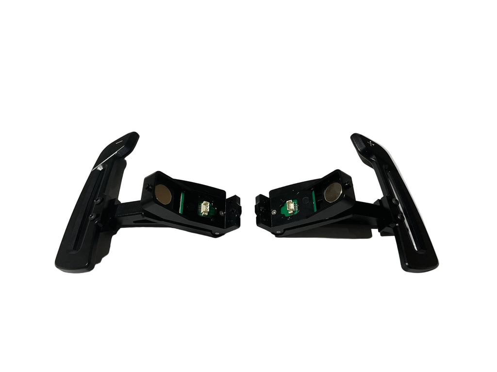 Kies Motorsports Porsche 992 Aluminum Alloy (Black) w/ Carbon Fiber Option Magnetic Paddle Shifters