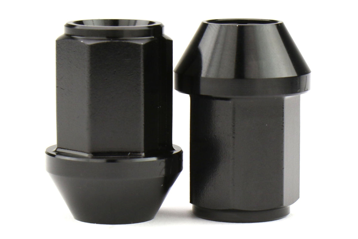 Project Kics Leggdura Racing Lug Nuts Black M12X1.25 - Universal