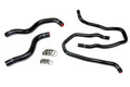 HPS Black Reinforced Silicone Radiator + Heater Hose Kit Honda 13-17 Accord 2.4L LHD