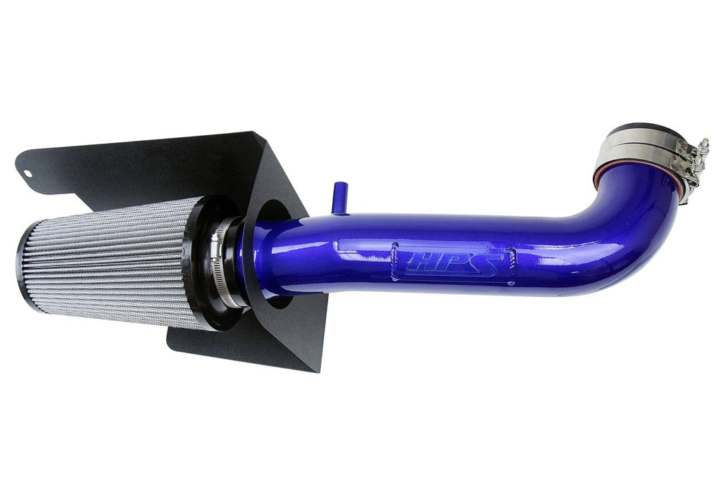 HPS Performance Air Intake Kit 2012-2017 Jeep Wrangler JK 3.6L V6, Includes Heat Shield, 827-664