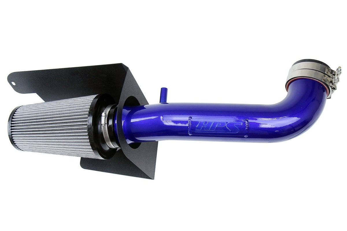 HPS Performance Air Intake Kit 2012-2017 Jeep Wrangler JK 3.6L V6, Includes Heat Shield, 827-664