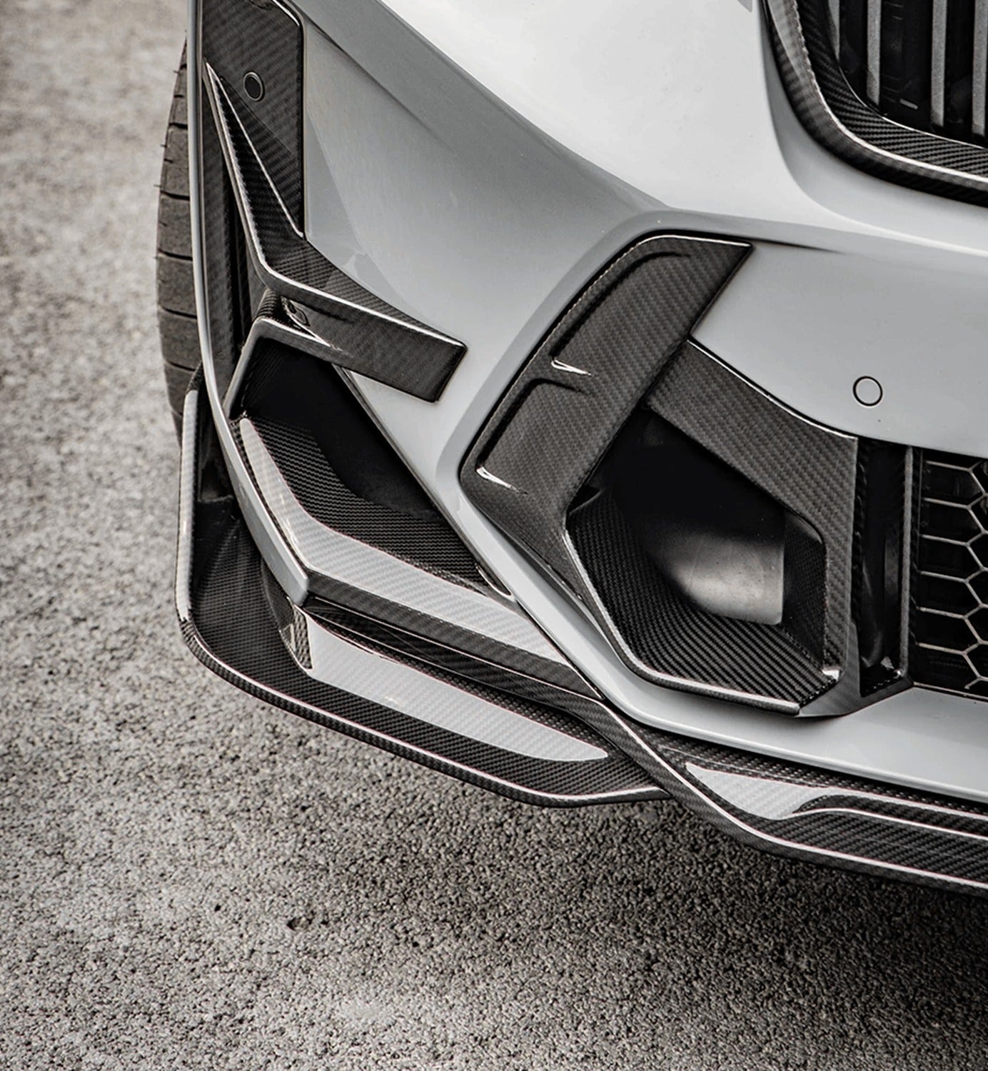 F97 X3M LCI SQ Style Dry Carbon Front Lip