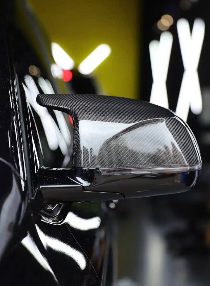 X5M F95 OEM Style Dry Carbon Fiber Mirror Cap