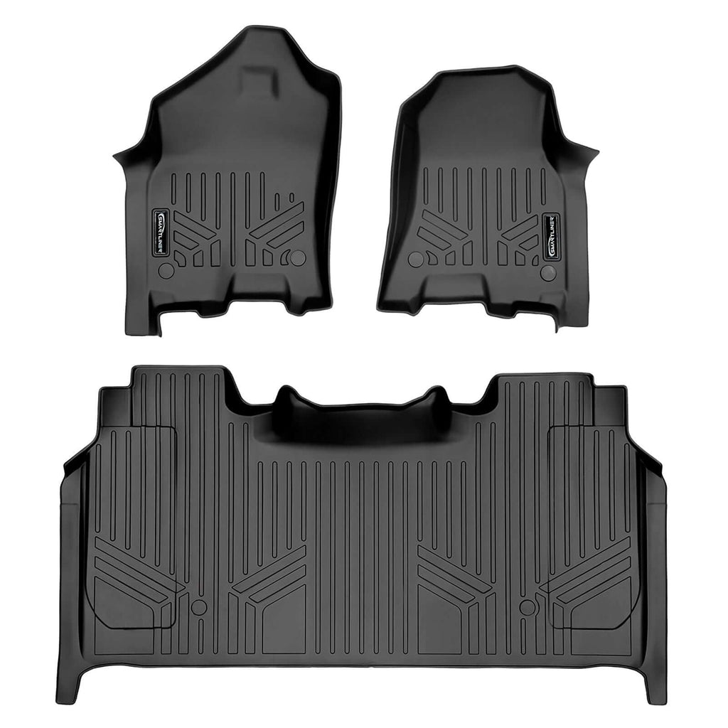SmartCoverageTM Floor Liners For 2021-2024 Ram 1500 TRX with Rear Underseat Storage Box