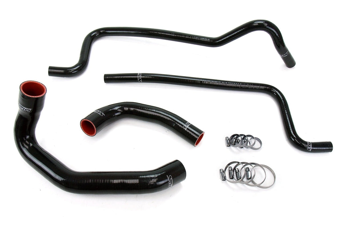 HPS Black Reinforced Silicone Radiator + Heater Hose Kit Jeep 02-06 Wrangler TJ 4.0L Left Hand Drive