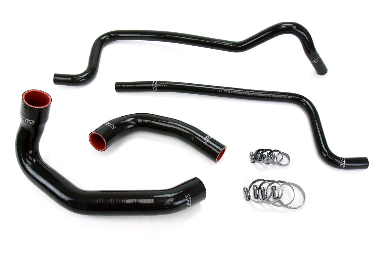 HPS Black Reinforced Silicone Radiator + Heater Hose Kit Jeep 02-06 Wrangler TJ 4.0L Left Hand Drive