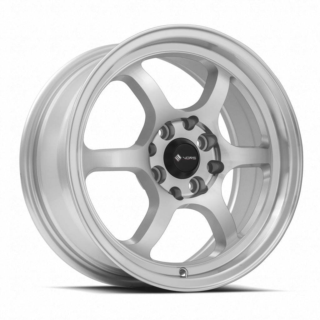 VORS LT61 15" 4x100/4x114.3 Silver Machined Face