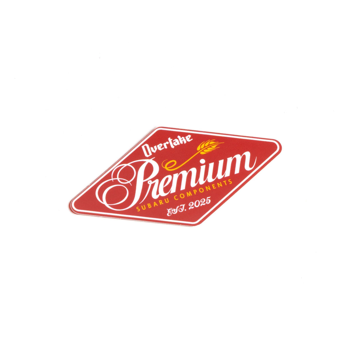 OVERTAKE Timing Belt Premium Sticker