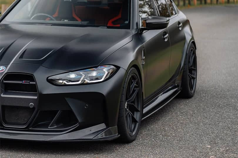 TREVORA G80 M3 Pre-Preg Carbon Fiber PR-1 Side Skirts
