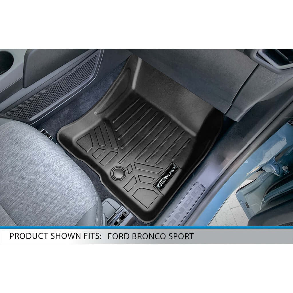 SMARTLINER Floor Liners for 2021-2026 Ford Bronco Sport