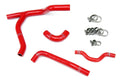 HPS Red Reinforced Silicone Radiator Hose Kit Coolant Kawasaki 06-08 KX250F