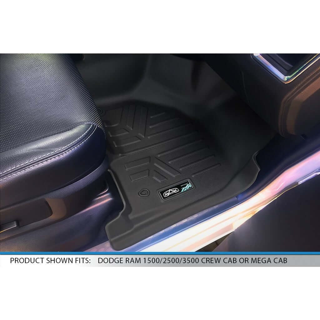 Smart TrimTM Floor Liners For 2012-2022 Ram 1500/2500/3500 Crew (4 Full Size Doors) (1st Row Bench)