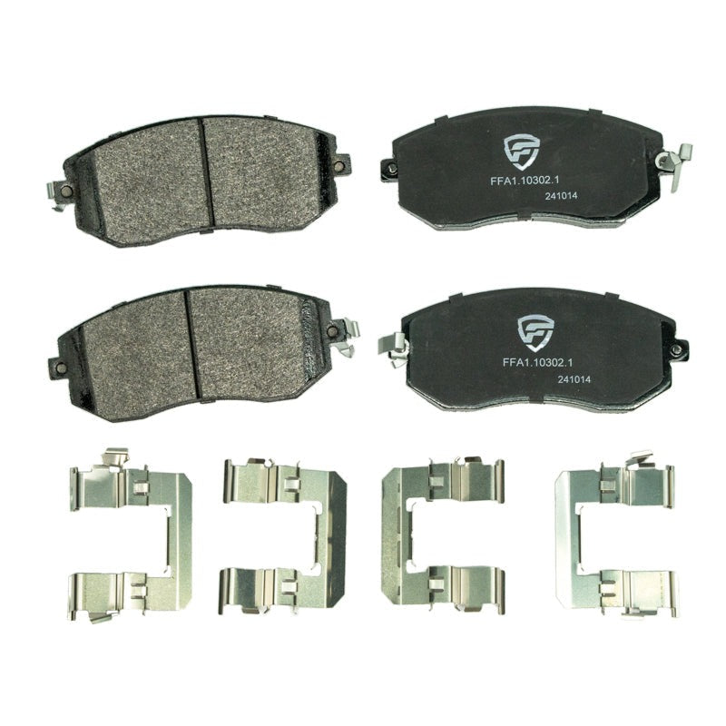 FactionFab V2 Front Brake Pads - 2011-2014 Subaru WRX / 2013-2020 BRZ 86 / 2022-2026 BRZ GR86