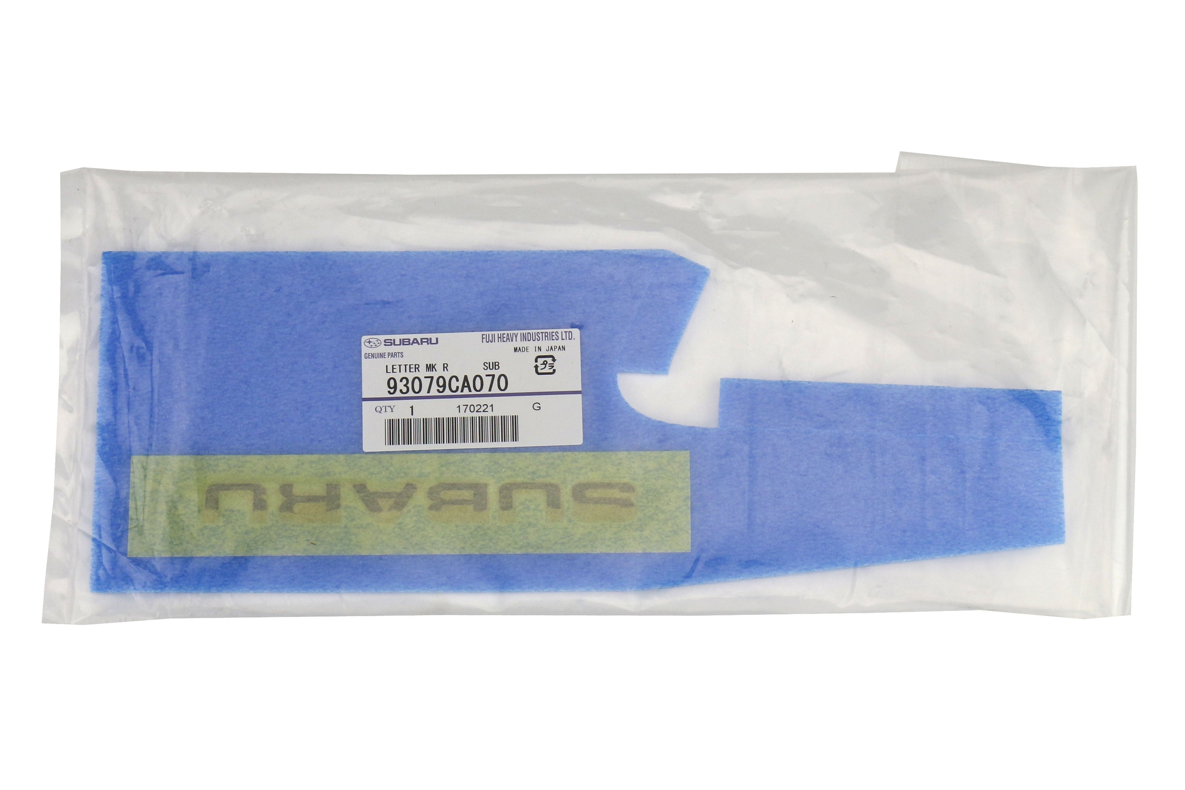Subaru Hyperblue Series Black Subaru Trunk Emblem - Universal
