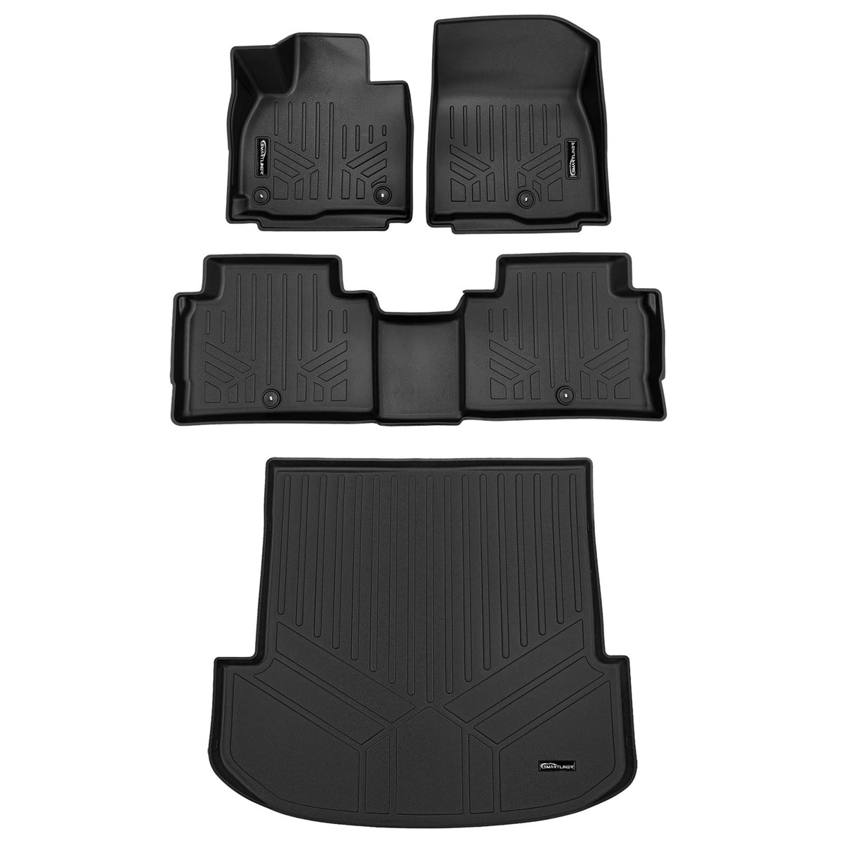 SMARTLINER Custom Fit Black For 2027 Kia Telluride. Fits 7 Passenger Model