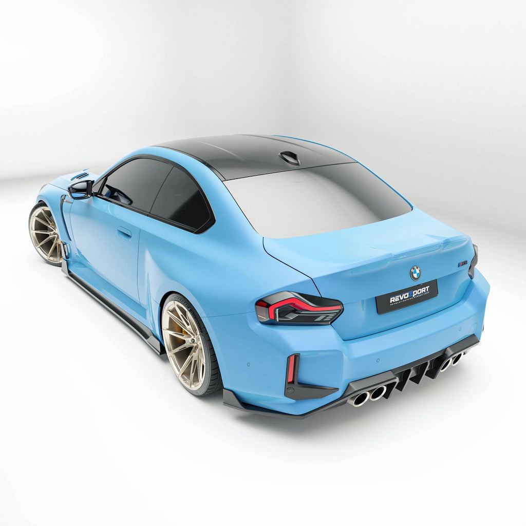Revozport Carbon Fiber Rear Diffuser for BMW G87 M2