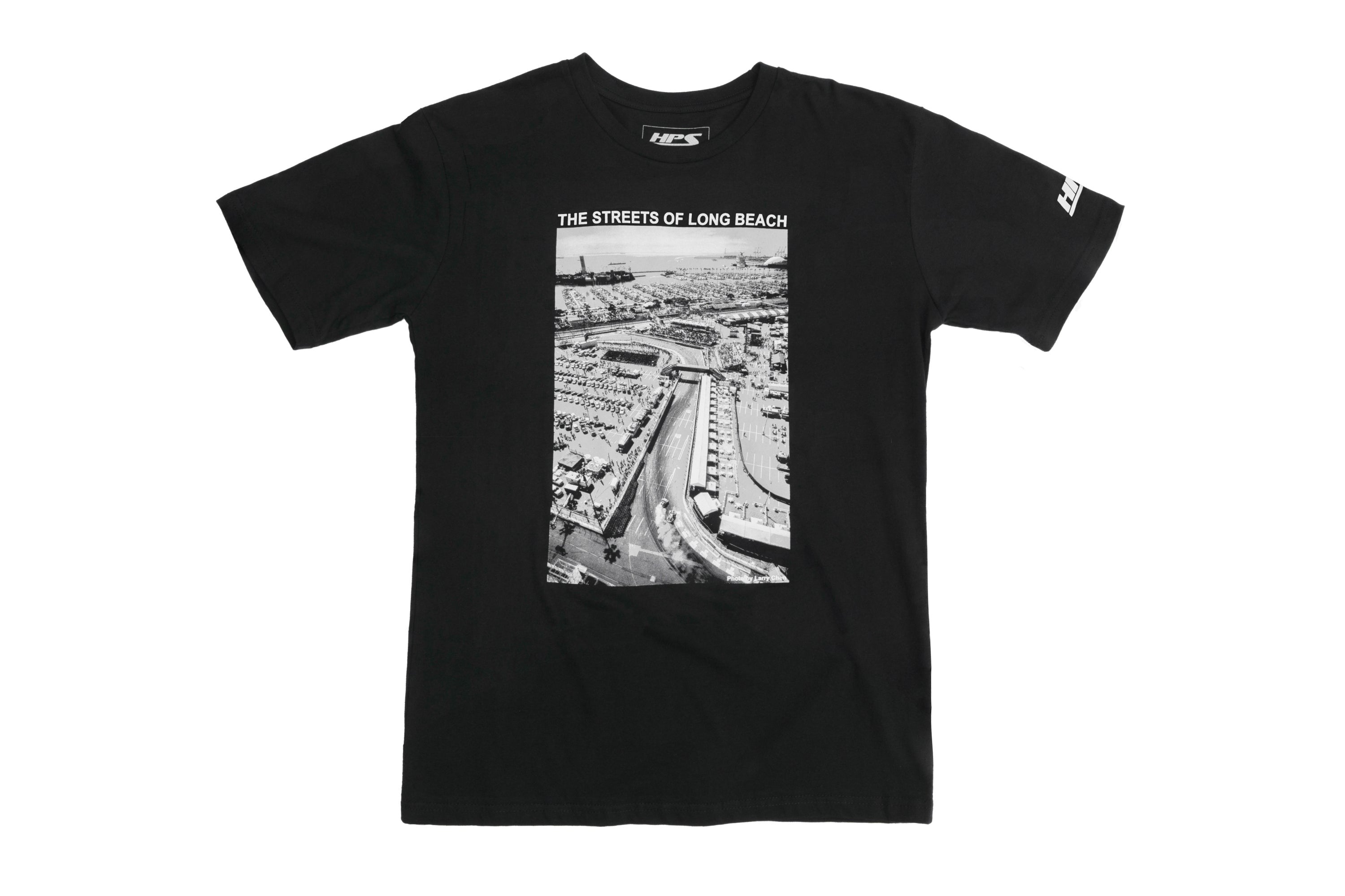 HPS Performance The Streets of Long Beach Aerial View T-Shirt, Black