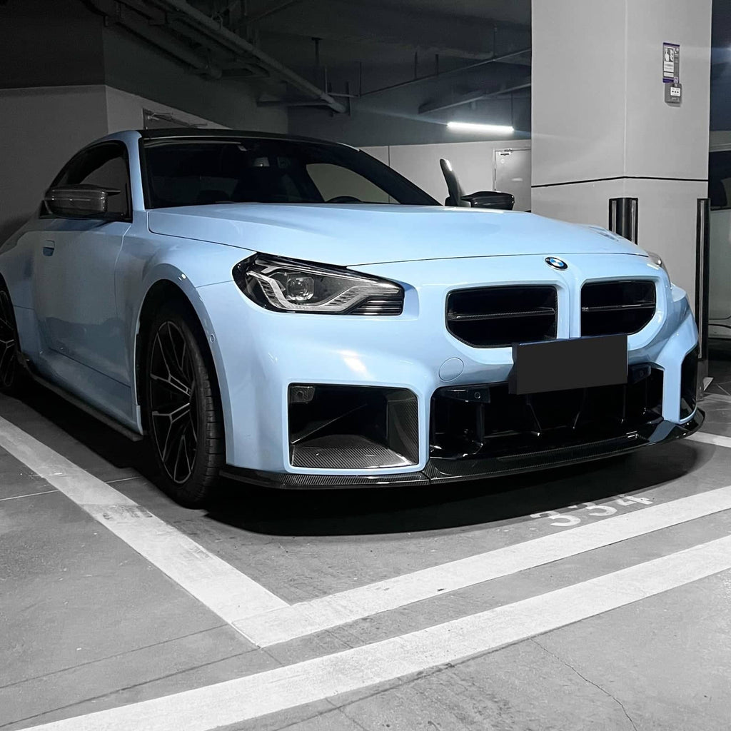 G87 M2 V2 Style Dry Carbon Fiber Front Lip