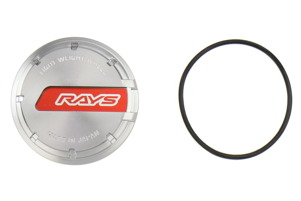 Rays Gram Lights 57CR / 57DR GL Center Cap-Red-Silver