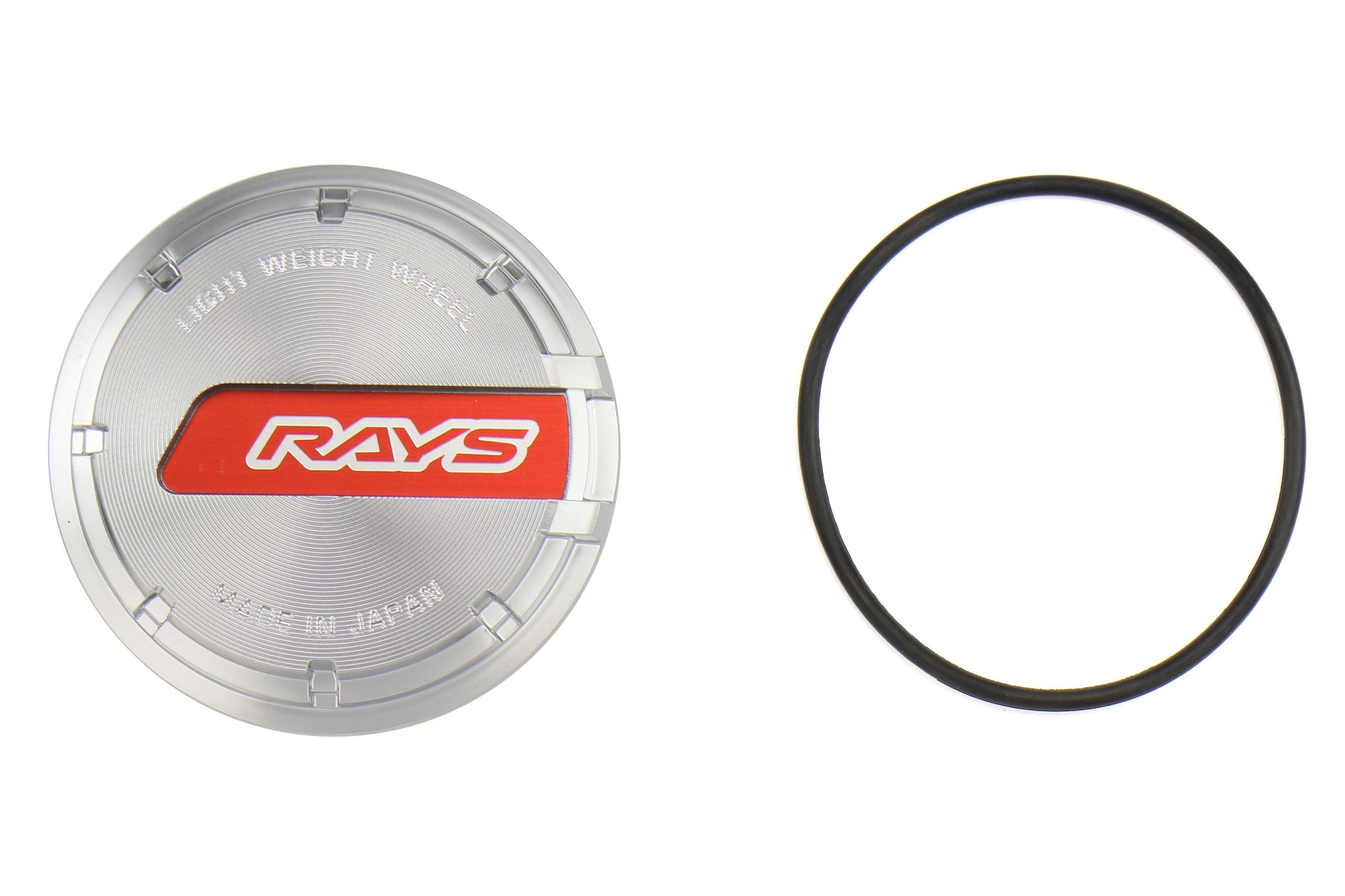 Rays Gram Lights 57CR / 57DR GL Center Cap-Red-Silver