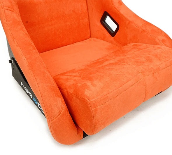NRG Innovations FRP Ultra Edition Bucket Seat - Orange - Universal
